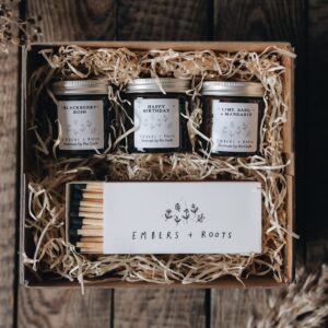 Luxury Scented Soy Candle Set