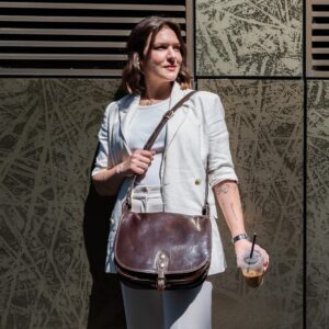 Leather Crossbody Handbag