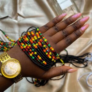 Beaded African Waist Beads Set